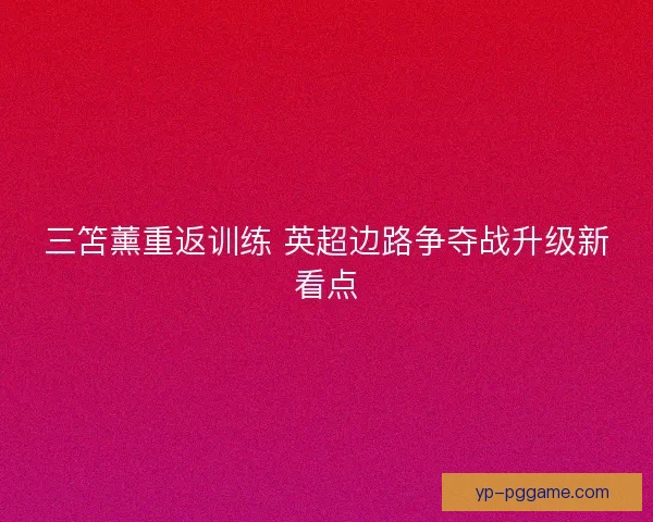 三笘薰重返训练 英超边路争夺战升级新看点 三笘薰重返训练 英超边路争夺战升级新看点