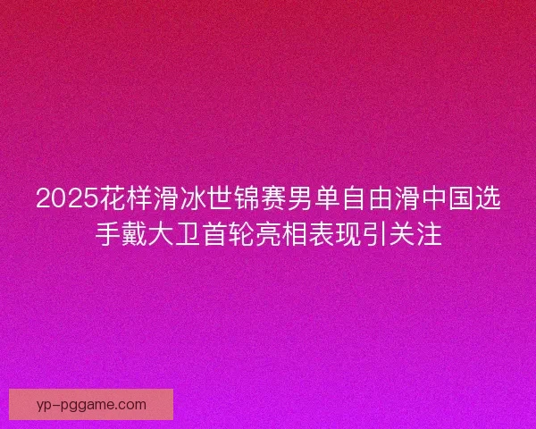 2025花样滑冰世锦赛男单自由滑中国选手戴大卫首轮亮相表现引关注 2025花样滑冰世锦赛男单自由滑中国选手戴大卫首轮亮相表现引关注